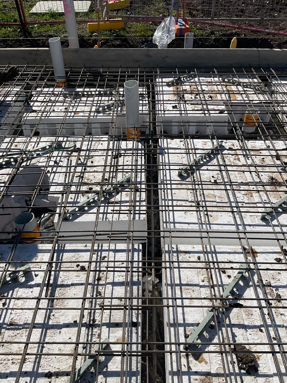 Slab pre-pour inspection in Sunbury